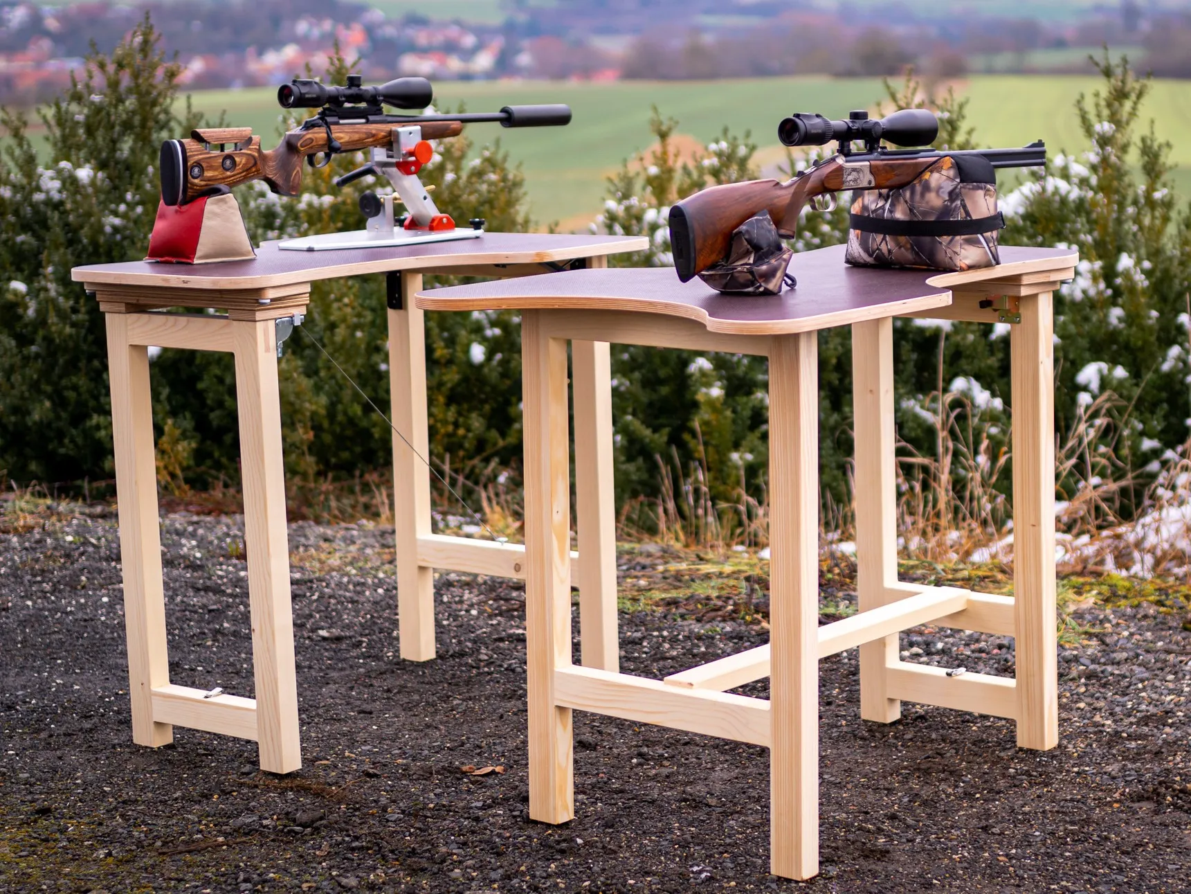 Einschießtische aus dem Steigerwald Detailbild 3